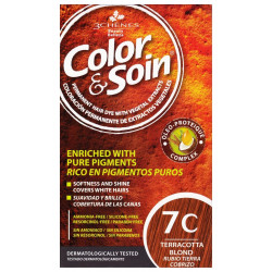 COLOR & SOIN Trwała farba do włosów na bazie ekstraktów roślinnych, bez parabenów, amoniaku, rezorcyny i silikonu