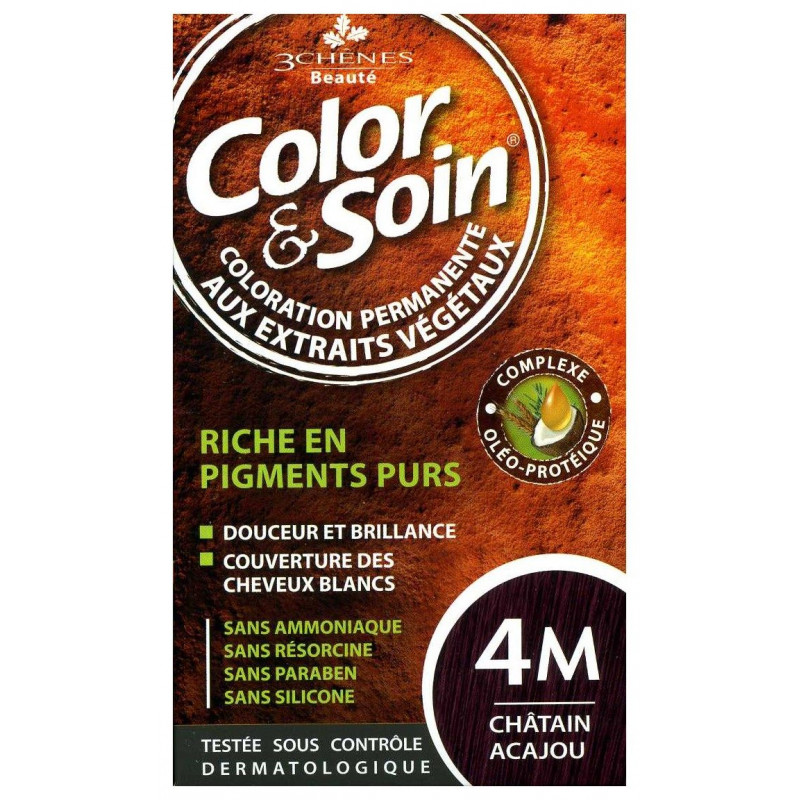 COLOR & SOIN Trwała farba do włosów na bazie ekstraktów roślinnych