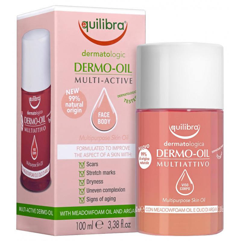 EQUILIBRA Dermo Oil Multi-Active, 99% naturalnych składników, 100 ml