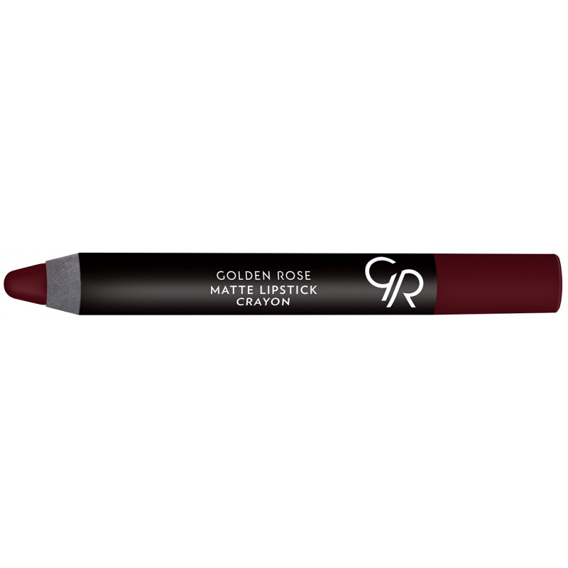 GOLDEN ROSE Matte Lipstick Crayon, Matowa pomadka w kredce, Kolor 02