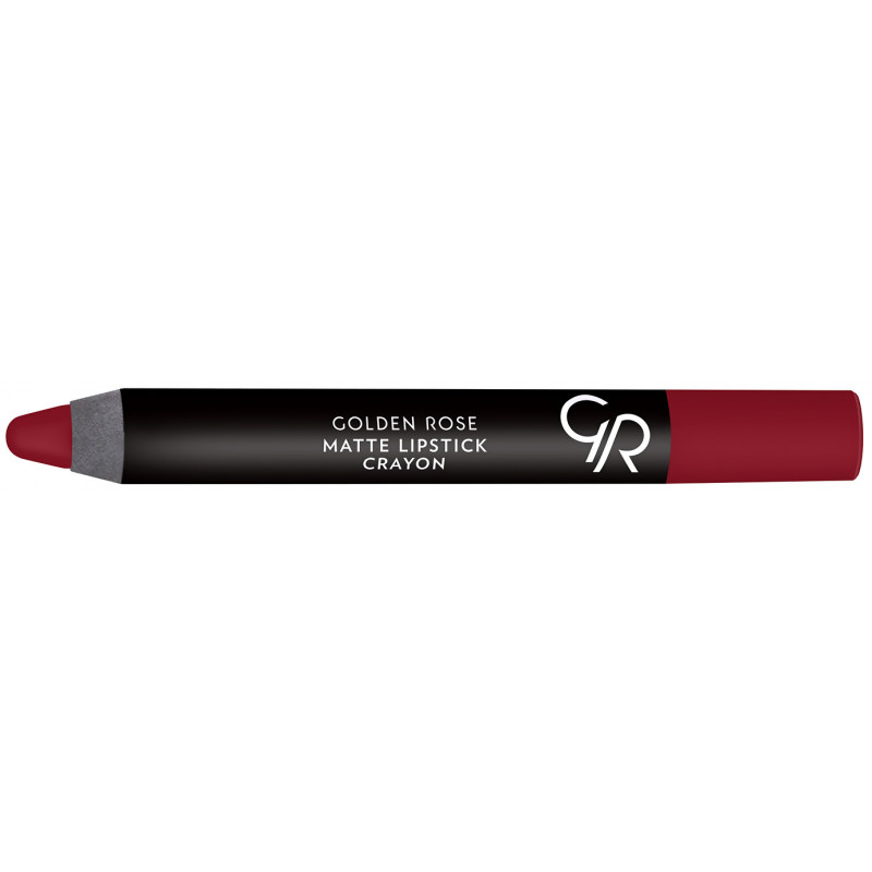 GOLDEN ROSE Matte Lipstick Crayon, Matowa pomadka w kredce, Kolor 04