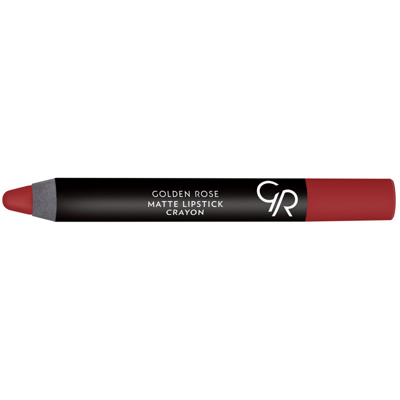 GOLDEN ROSE Matte Lipstick Crayon, Matowa pomadka w kredce, Kolor 09