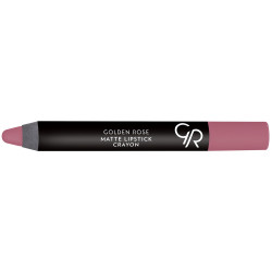 GOLDEN ROSE Matte Lipstick Crayon, Matowa pomadka w kredce, Kolor 10