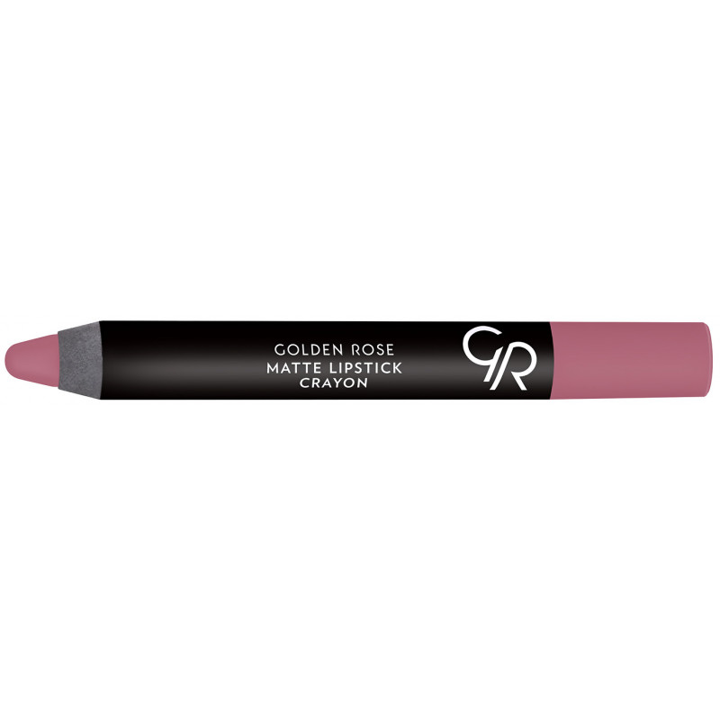 GOLDEN ROSE Matte Lipstick Crayon, Matowa pomadka w kredce, Kolor 10