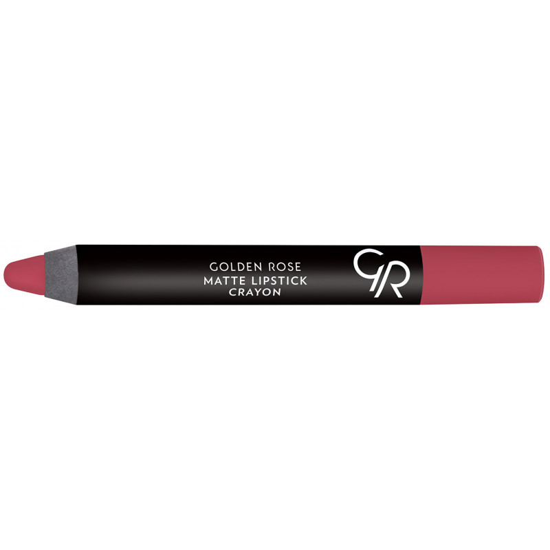 GOLDEN ROSE Matte Lipstick Crayon, Matowa pomadka w kredce, Kolor 11