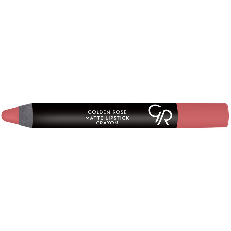GOLDEN ROSE Matte Lipstick Crayon, Matowa pomadka w kredce, Kolor 13