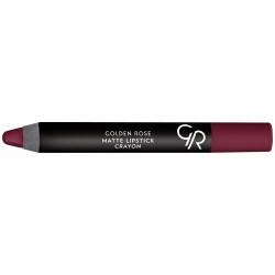 GOLDEN ROSE Matte Lipstick Crayon, Matowa pomadka w kredce, Kolor 19