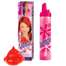 VENITA Trendy Color Mousse, Pianka koloryzująca, 34 Jasna Czerwień