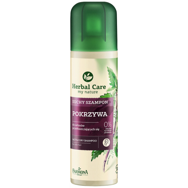 FARMONA Herbal Care, Suchy szampon do włosów z bursztynem, 180 ml