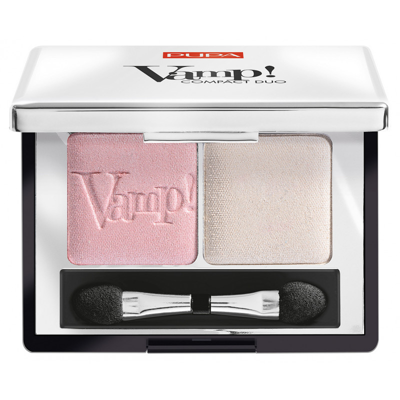 PUPA Vamp! Compact Duo Eyeshadow, Cienie Do Powiek, 001 Rose Perlage