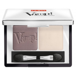 PUPA Vamp! Compact Duo Eyeshadow, Cienie Do Powiek 006 Brown Vanilla