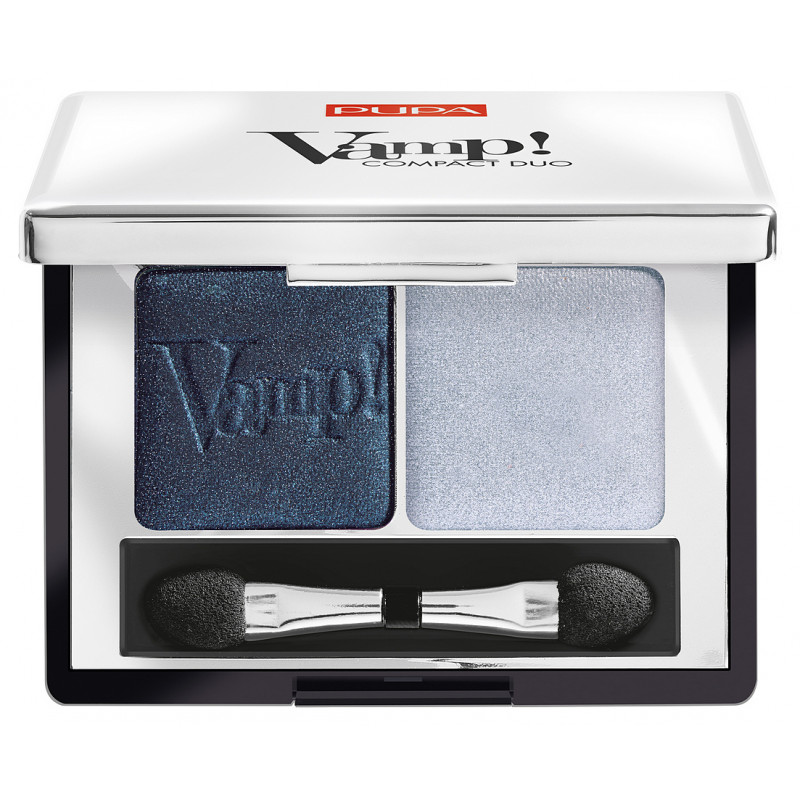 PUPA Vamp! Compact Duo Eyeshadow, Cienie Do Powiek 012 Magnetic Blue