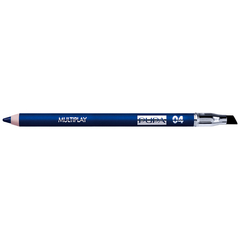 PUPA Multiplay, Wodoodporna Kredka Do Oczu 3w1, 04 Schocking Blue, 1,2 g PUPA Multiplay, Wodoodporna Kredka Do Oczu 3w1, 04 Schocking Blue, 1,2 g