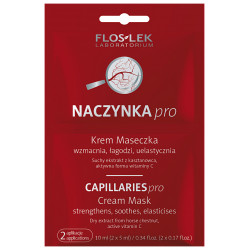 FLOSLEK Naczynka Pro, Krem maseczka do cery naczynkowej, 2x5 ml