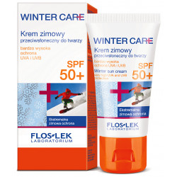 FLOSLEK Winter Care, Zimowy krem przeciwsłoneczny SPF 50+, 30 ml