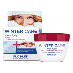 FLOSLEK Winter Care, Krem tłusty do cery naczynkowej, 50 ml