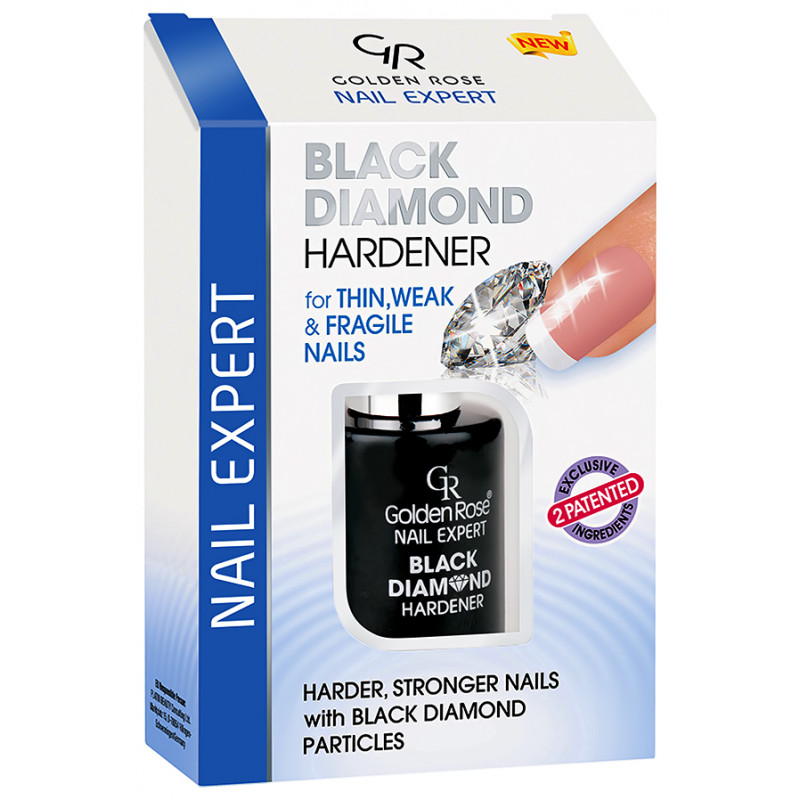 GOLDEN ROSE Black Diamond, Odżywka wzmacniająca paznokcie, 11 ml GOLDEN ROSE Black Diamond, Odżywka wzmacniająca paznokcie, 11 ml