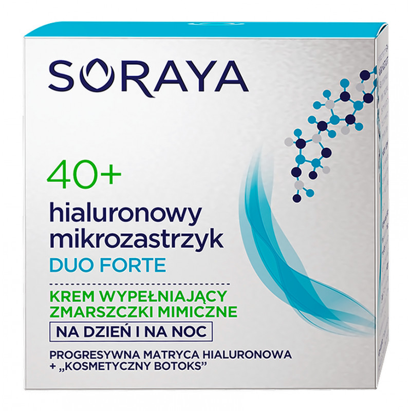 SORAYA Hialuronowy Mikrozastrzyk, Krem wypełniający zmarszczki, 50 ml