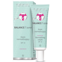 FLOSLEK Balance T-zone, Krem Normalizujący na Dzień, SPF 10, 50 ml