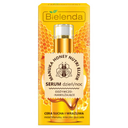 BIELENDA Manuka Honey, Serum Odżywczo-Nawilżające na Dzień/Noc, 30 g