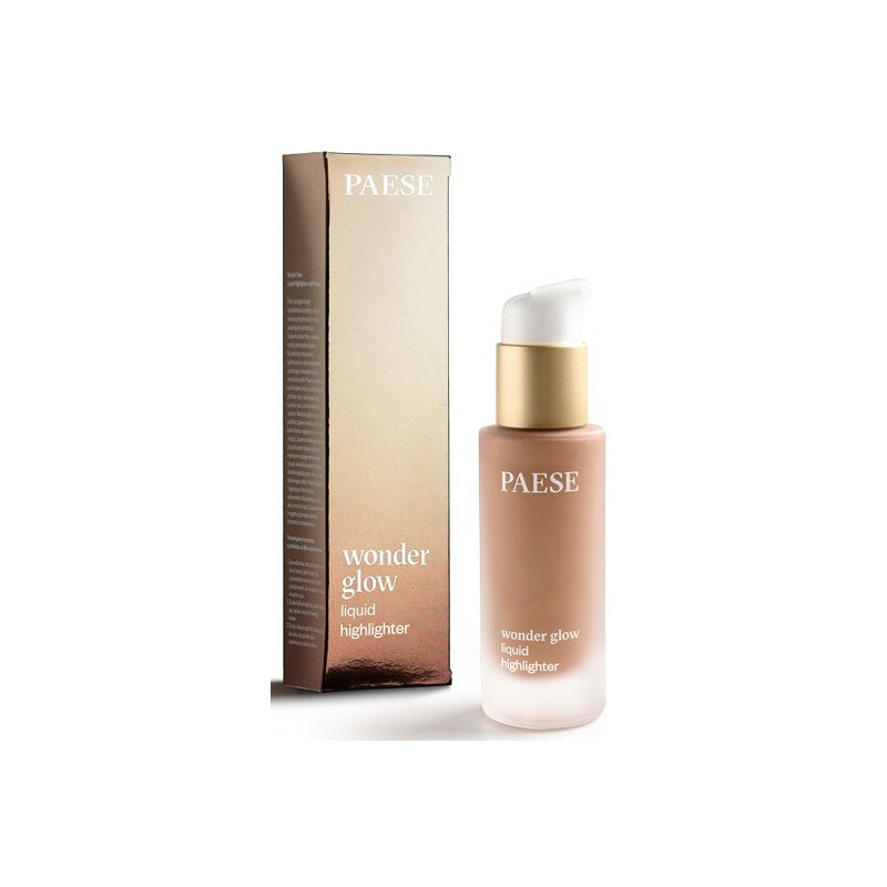 PAESE, Wonder Glow Liquid , Rozświetlacz w Płynie, Bronzed, 20 ml