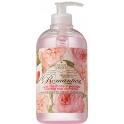 NESTI DANTE Romantica, Mydło do Rąk, Róża i Peonia, 500 ml