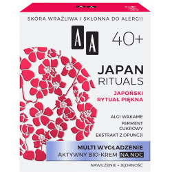 AA Japan Rituals, Aktywny Bio-Krem na Dzień 40+, 50 ml