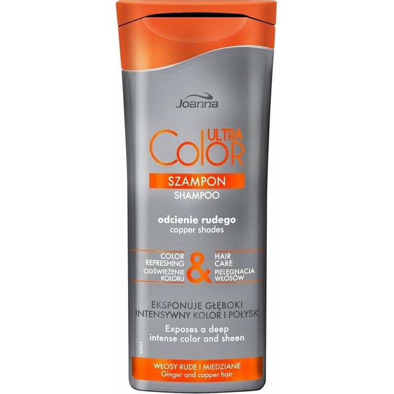 JOANNA ULTRA COLOR SYSTEM SZAMPON DO WŁOSÓW RUDYCH I KASZTANOWYCH JOANNA ULTRA COLOR SYSTEM SZAMPON DO WŁOSÓW RUDYCH I KASZTANOWYCH