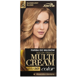 JOANNA Multi Cream Color, Farba do Włosów, 30 Karmelowy Blond