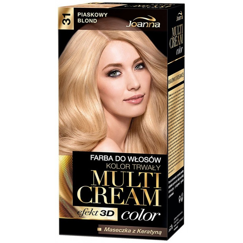 JOANNA Multi Cream Color, Farba do Włosów, 30,5 Słoneczny Blond