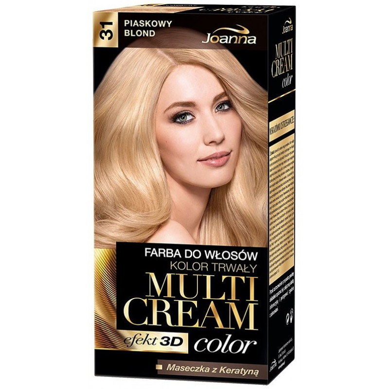 JOANNA Multi Cream Color, Farba do Włosów, 30,5 Słoneczny Blond JOANNA Multi Cream Color, Farba do Włosów, 30,5 Słoneczny Blond