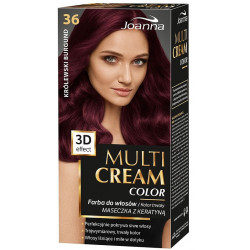 JOANNA Multi Cream Color, Farba do Włosów, 35 Wiśniowa Czerwień