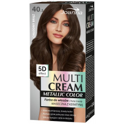 JOANNA Multi Cream Color, Farba do Włosów, 32.5 Srebrny Blond