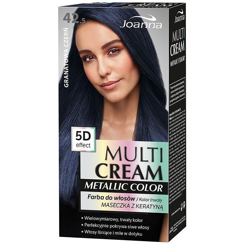 JOANNA Multi Cream Color, Farba do Włosów, 40.5 Chłodny Brąz
