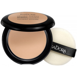 ISADORA Velvet Touch Sheer Cover, Matujący Puder w Kompakcie, 43 Cool Sand