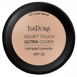 ISADORA Ultra Cover Compact Powder SPF 20, Puder w Kompakcie, 62 Warm Vanilla