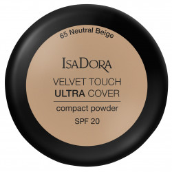 ISADORA Ultra Cover Compact Powder SPF 20, Puder w Kompakcie, 63 Cool Sand
