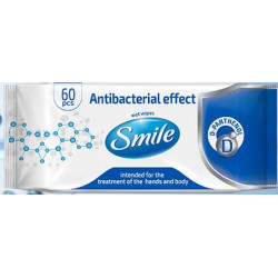 SMILE Chusteczki Antybakteryjne do Rąk z D-Panthenolem