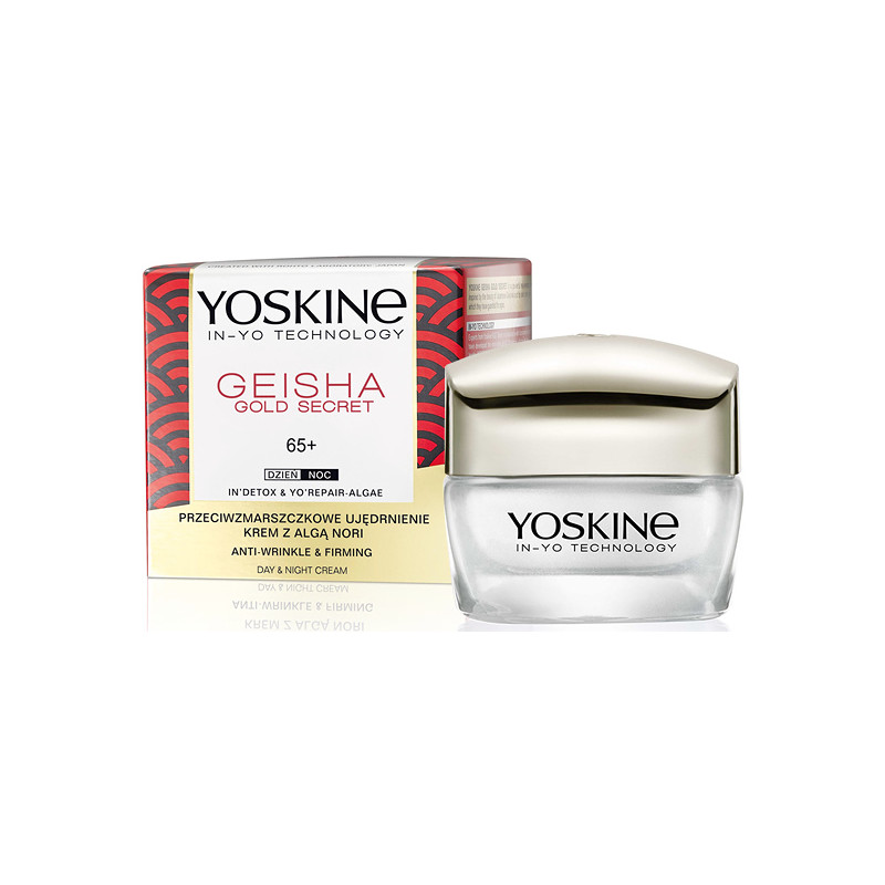 YOSKINE Geisha, Krem z Nićmi Jedwabiu 55+, 50 ml
