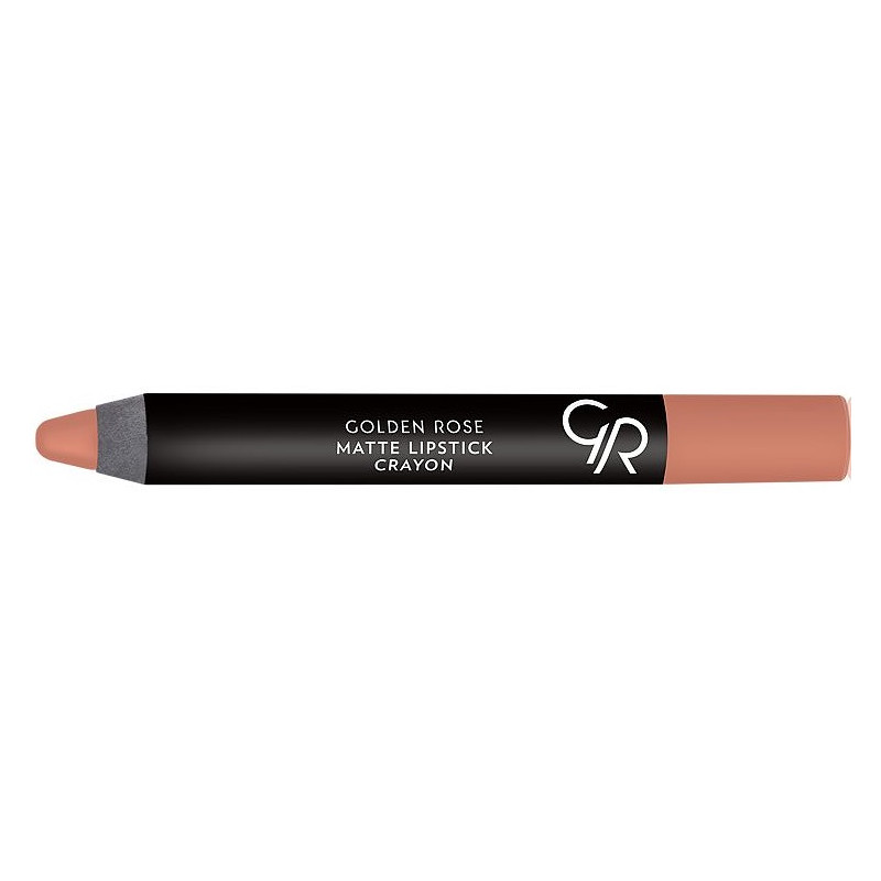 GOLDEN ROSE Matte Lipstick Crayon, Matowa pomadka w kredce, Kolor 24