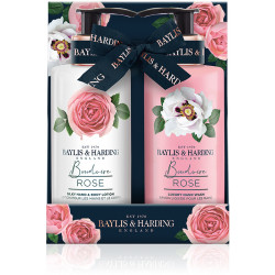 BAYLIS & HARDING Boudoire, Zestaw Kosmetyków dla Kobiet o Zapachu Róży 