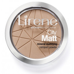 LIRENE City Matt, Mineralny Puder Matujący, 02 Naturalny