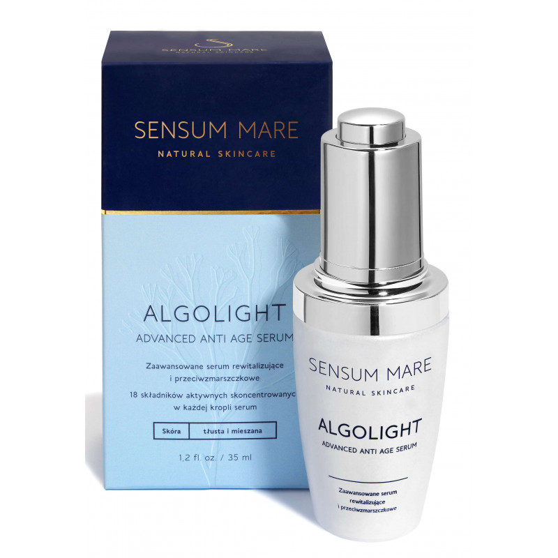 SENSUM MARE, Algolight, Serum Rewitalizujące i Przeciwzmarszczkowe, 35 ml