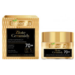 BIELENDA Złote Ceramidy, Krem Odbudowujący 60+