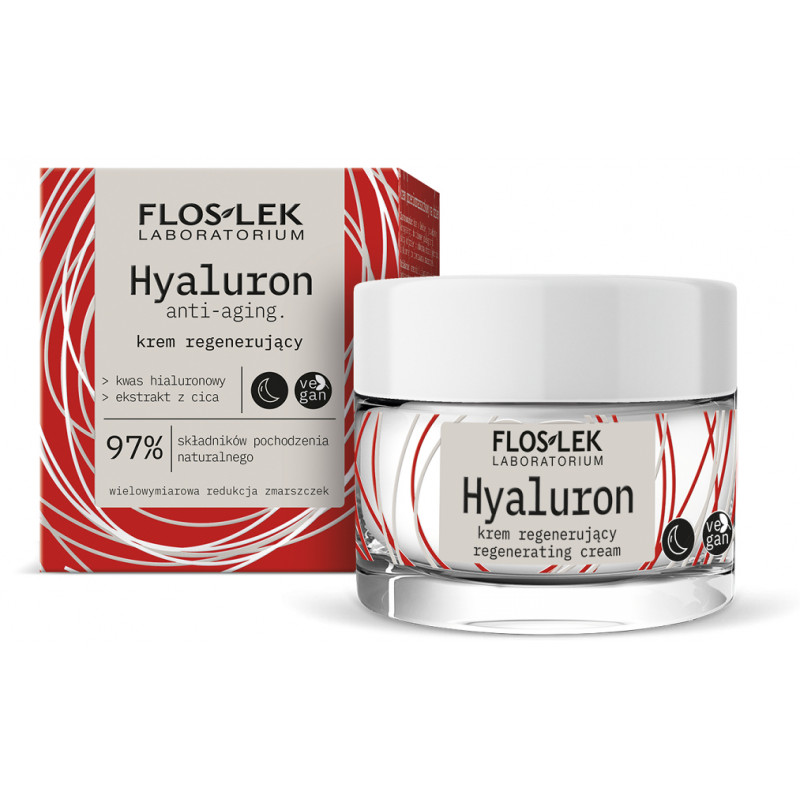 FLOSLEK Hyaluron Krem Przeciwzmarszczkowy na Dzień