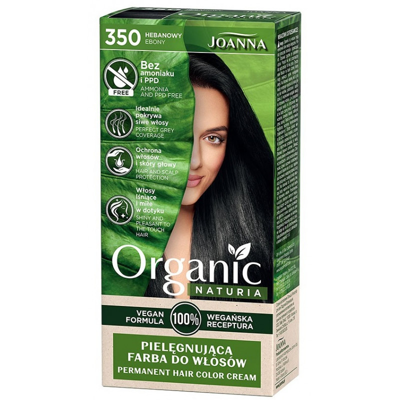 JOANNA Naturia Organic, Farba do Włosów, 341 Czekoladowy