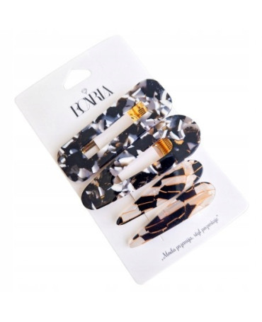 ECARLA Opalizujące Spinki...