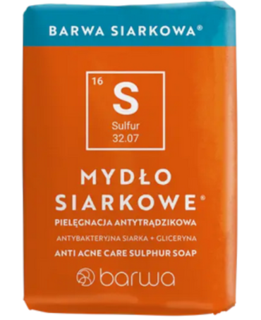 BARWA Mydło Siarkowe, 100 g